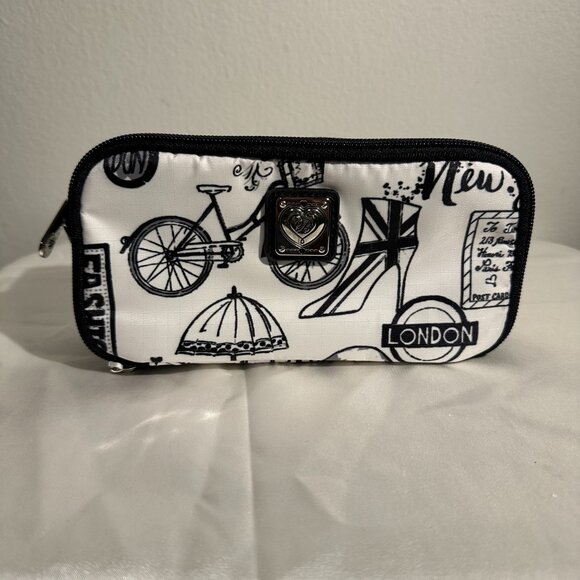 🖤 Brighton Cosmetic Bag – London Travel Print 🖤 - Picture 1 of 7